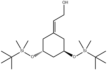 [2-[(3R,5R-3,5-双[叔丁基二甲基硅氧基]环己烯]乙醇,139356-37-9,结构式