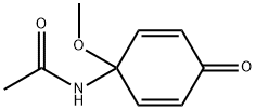 N-(1-METHOXY-4-OXO-CYCLOHEXA-2,5-DIENYL)-ACETAMIDE 结构式
