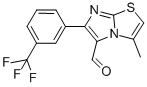3-METHYL-6-[3-(TRIFLUOROMETHYL)PHENYL]IMIDAZO[2,1-B]THIAZOLE-5-CARBOXALDEHYDE 结构式