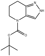 2H,4H,5H,6H,7H-ピラゾロ[4,3-B]ピリジン-4-カルボン酸TERT-ブチル 化学構造式