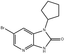 6-Bromo-1-cyclopentyl-1H,2H,3H-imidazo[4,5-b]pyridin-2-one|