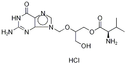 D-Valganciclovir Hydrochloride 化学構造式