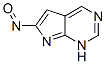 1H-Pyrrolo[2,3-d]pyrimidine, 6-nitroso- (9CI) Structure