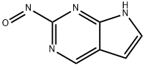 1H-Pyrrolo[2,3-d]pyrimidine, 2-nitroso- (9CI) Structure