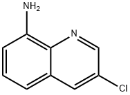 3-クロロキノリン-8-アミン 化学構造式