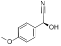 (S)-(-)-4-甲氧基扁桃腈 结构式