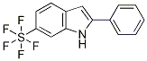 6-(五氟-Λ6-磺酰基)-2-苯基-1H-吲哚 结构式