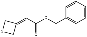 Benzyl 2-(thietan-3-ylidene)acetate Structure