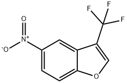 5-Nitro-3-(trifluoromethyl)benzofuran Structure