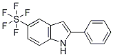 2-Phenyl-5-pentafluorosulfanyl-1H-indole Structure