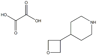 4-(Oxetan-3-yl)piperidine oxalate Structure