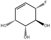 4-Cyclohexene-1,2,3-triol,6-fluoro-,[1S-(1alpha,2beta,3beta,6beta)]-(9CI) Structure