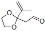 1,3-Dioxolane-2-acetaldehyde,  2-(1-methylethenyl)- Structure