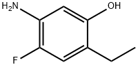 Phenol, 5-amino-2-ethyl-4-fluoro- (9CI) Structure