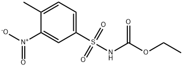 ethyl [(4-methyl-3-nitrophenyl)sulphonyl]carbamate Structure