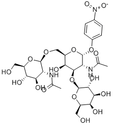 4-Nitrophenyl 2-Acetamido-6-O-(2-acetamido-2-deoxy-b-D-glucopyranosyl) -3-O-(b-D-galactopyranosyl)-2-deoxy-a- D-galactopyranoside|3)]-2-(乙酰氨基)-2-脱氧-ALPHA-D-吡喃半乳糖苷