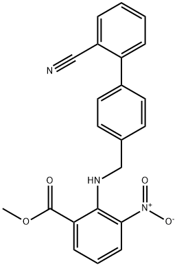 BENZOIC ACID, 2-[[(2'-CYANO[1,1'-BIPHENYL]-4-YL)METHYL]AMINO]-3-NITRO-METHYL ESTER