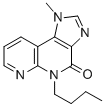 1,5-Dihydro-5-butyl-1-methyl-4H-imidazo(4,5-c)(1,8)naphthyridin-4-one Structure