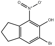 6-broMo-4-nitro-2,3-dihydro-1H-inden-5-ol|6-溴-2,3-二氢-4-硝基-5-茚醇