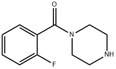 1-(2-FLUOROBENZOYL)PIPERAZINE 化学構造式