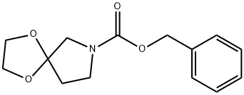 1,4-DIOXA-7-AZA-SPIRO[4.4]NONANE-7-CARBOXYLIC ACID BENZYL ESTER Structure