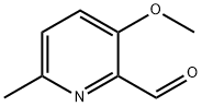 3-甲氧基-6-甲基吡啶-2-甲醛 结构式