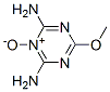 1,3,5-Triazine-2,4-diamine,6-methoxy-,3-oxide(9CI) Struktur