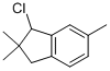 1-CHLORO-2,3-DIHYDRO-2,2,6-TRIMETHYL-1H-INDENE,139557-28-1,结构式