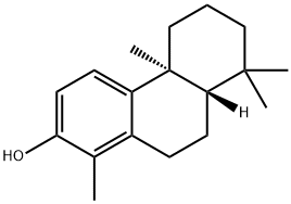 2-Phenanthrenol, 4b,5,6,7,8,8a,9,10-octahydro-1,4b,8,8-tetramethyl-, (4bS,8aS)- 化学構造式