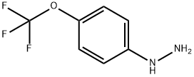 4-(TRIFLUOROMETHOXY)PHENYLHYDRAZINE HYDROCHLORIDE Structure