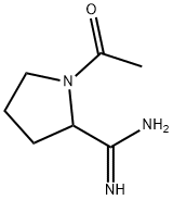 2-Pyrrolidinecarboximidamide, 1-acetyl- (9CI),139584-79-5,结构式