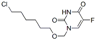 1-((6-chlorohexyloxy)methyl)-5-fluorouracil,139593-09-2,结构式