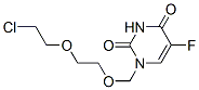 1-((2-(2-chloroethoxy)ethoxy)methyl)-5-fluorouracil,139593-10-5,结构式
