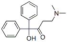 4-Dimethylamino-1,1-diphenyl-1-hydroxy-2-butanone,13960-24-2,结构式