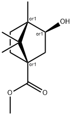 METHYL 3-HYDROXY-4,7,7-TRIMETHYLBICYCLO[2.2.1]HEPTANE-1-CARBOXYLATE Struktur