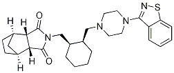 (3aR,4S,7R,7aS)-2-(((1R,2S)-2-((4-(benzo[d]isothiazol-3-yl)piperazin-1-yl)Methyl)cyclohexyl)Methyl)hexahydro-1H-4,7-Methanoisoindole-1,3(2H)-dione 结构式