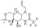 1-O-ALLYL-2-DEOXY-4,6-O-ISOPROPYLIDENE-2-(TRIFLUOROACETAMIDO)-ALPHA-D-GLUCO-PYRANOSIDE|烯丙基 2-脱氧-4,6-O-亚异丙基-2-(三氟乙酰氨基)-Α-D-吡喃葡糖苷