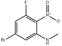 4-溴-2-氟-6-(甲基氨基)硝基苯, 1396503-81-3, 结构式