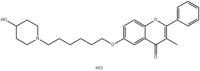 6-(6-(4-hydroxypiperidinyl)hexyloxy)-3-methylflavone HCl|化合物 SIGMA-LIGAND-1 HYDROCHLORIDE