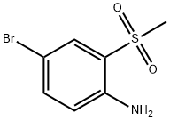 4-溴-2-(甲基磺酰基)苯胺 结构式