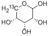 D-リボース (5-13C, 99%) 化学構造式