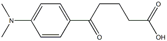 5-[4-(N,N-DIMETHYLAMINO)PHENYL]-5-OXOVALERIC ACID Structure
