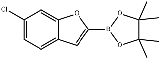 2-(6-氯苯并呋喃-2-基)-4,4,5,5-四甲基-1,3,2-二氧硼杂环戊烷,1396751-50-0,结构式