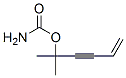 5-Hexen-3-yn-2-ol,2-methyl-,carbamate(9CI) Structure