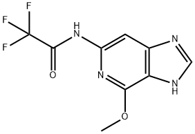 AcetaMide, 2,2,2-trifluoro-N-(4-Methoxy-3H-iMidazo[4,5-c]pyridin-6-yl)- Struktur