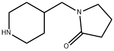 1-(哌啶-4-基甲基)吡咯烷-2-酮,139726-90-2,结构式