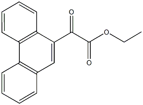 2-氧代-2-(菲-9-基)乙酸乙酯,139746-29-5,结构式