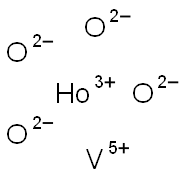 holmium vanadium tetraoxide Struktur