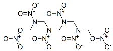 2,4,6,8-tetranitro-2,4,6,8-tetraazanonane-1,9-diyl dinitrate Struktur