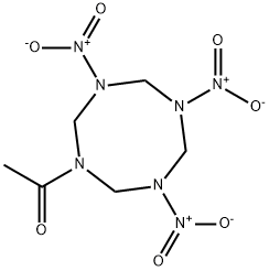 1-acetyloctahydro-3,5,7-trinitro-1,3,5,7-tetrazocine 结构式